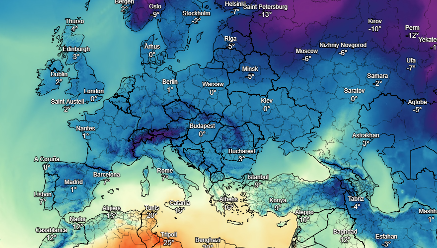 UK and europe weather forecast latest, january 10: snow to blanket the uk as polar air strike